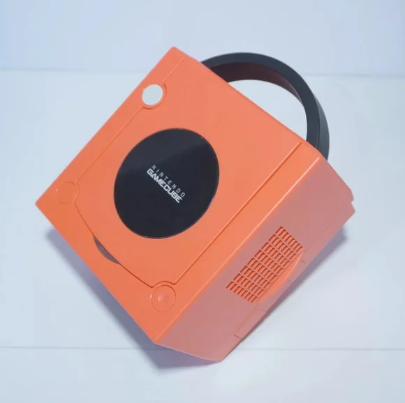 Warm Red Nintendo GameCube Console DOL-001 (USA) w/ OEM Metallic Red Controller